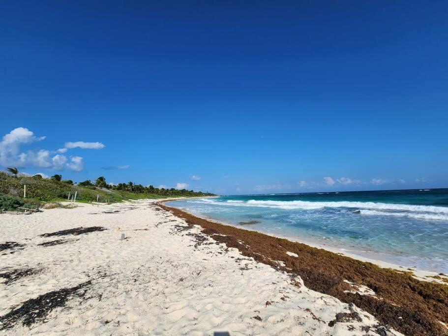 Apartment With Private Pool Tulum Чемуйиль Экстерьер фото
