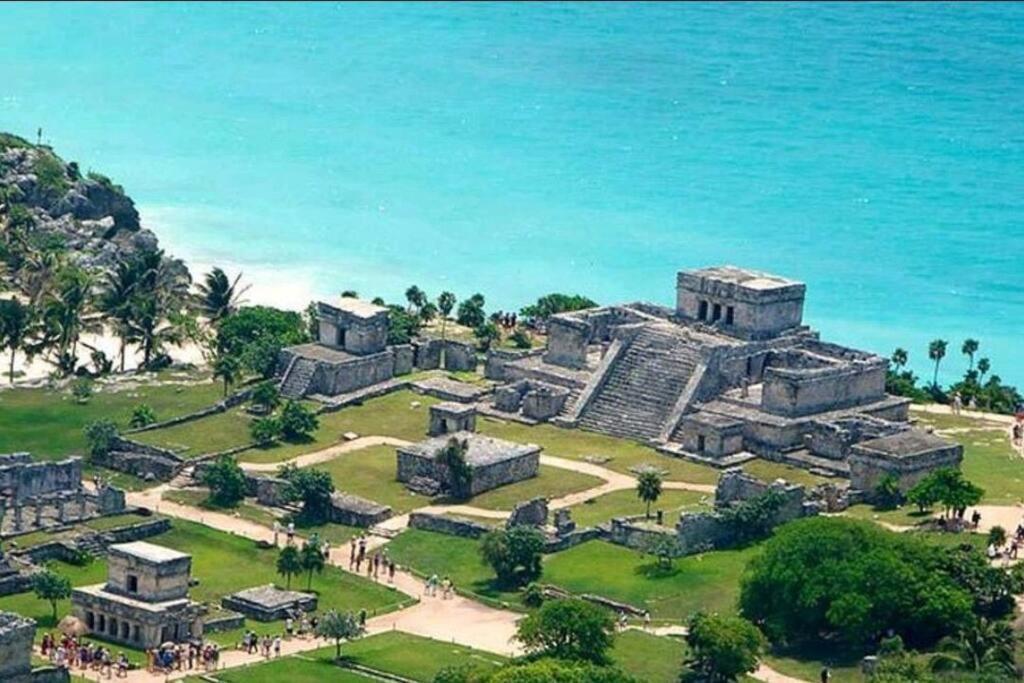 Apartment With Private Pool Tulum Чемуйиль Экстерьер фото