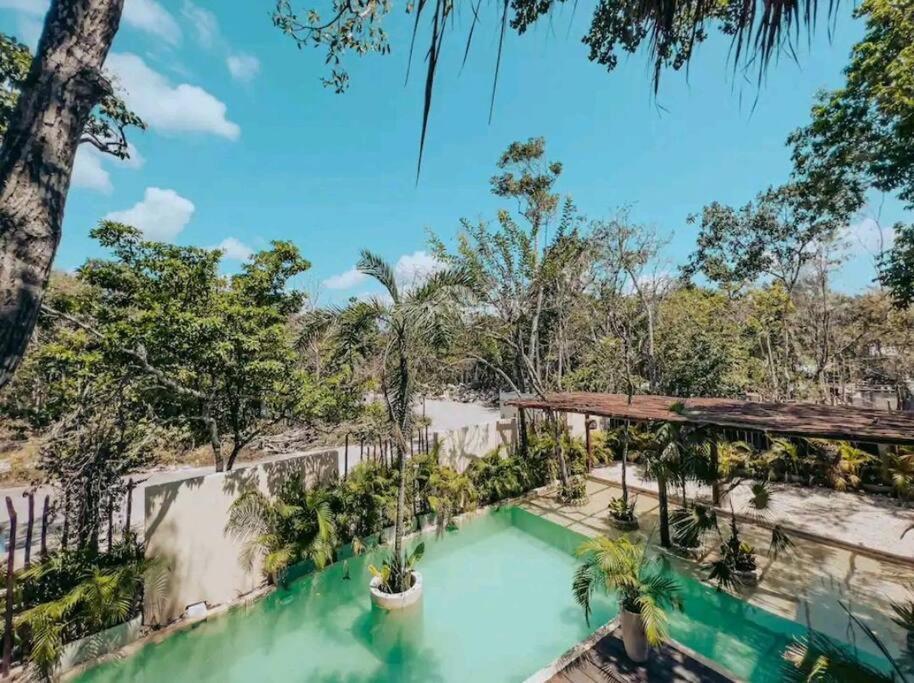 Apartment With Private Pool Tulum Чемуйиль Экстерьер фото