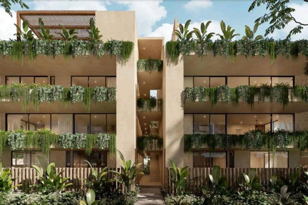 Apartment With Private Pool Tulum Чемуйиль Экстерьер фото