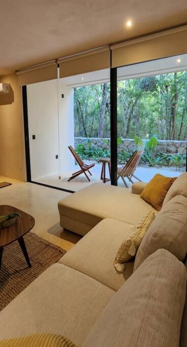 Apartment With Private Pool Tulum Чемуйиль Экстерьер фото